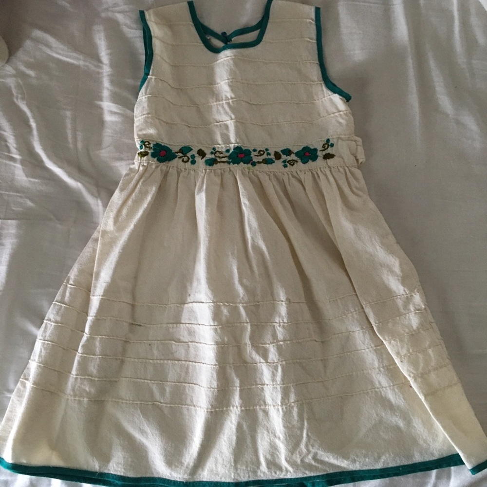 Handmade linen dress size 6